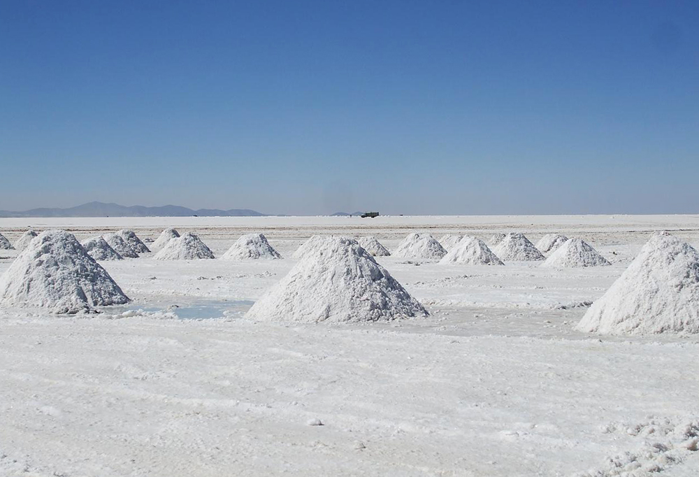 Baustein Salzsee von Uyuni - Lateinamerika