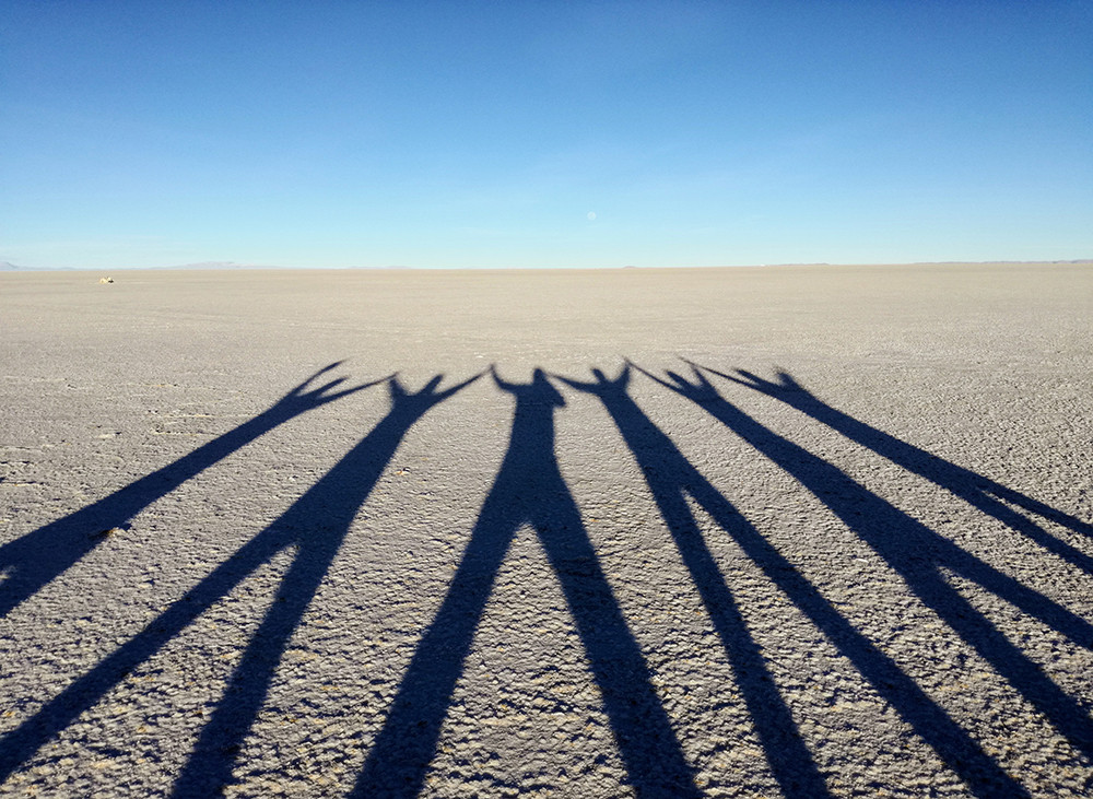 Baustein Salzsee von Uyuni - Lateinamerika