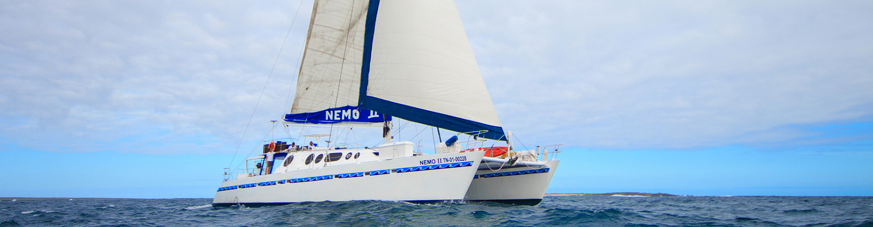 Galápagos Kreuzfahrt auf dem Segelkatamaran Nemo II