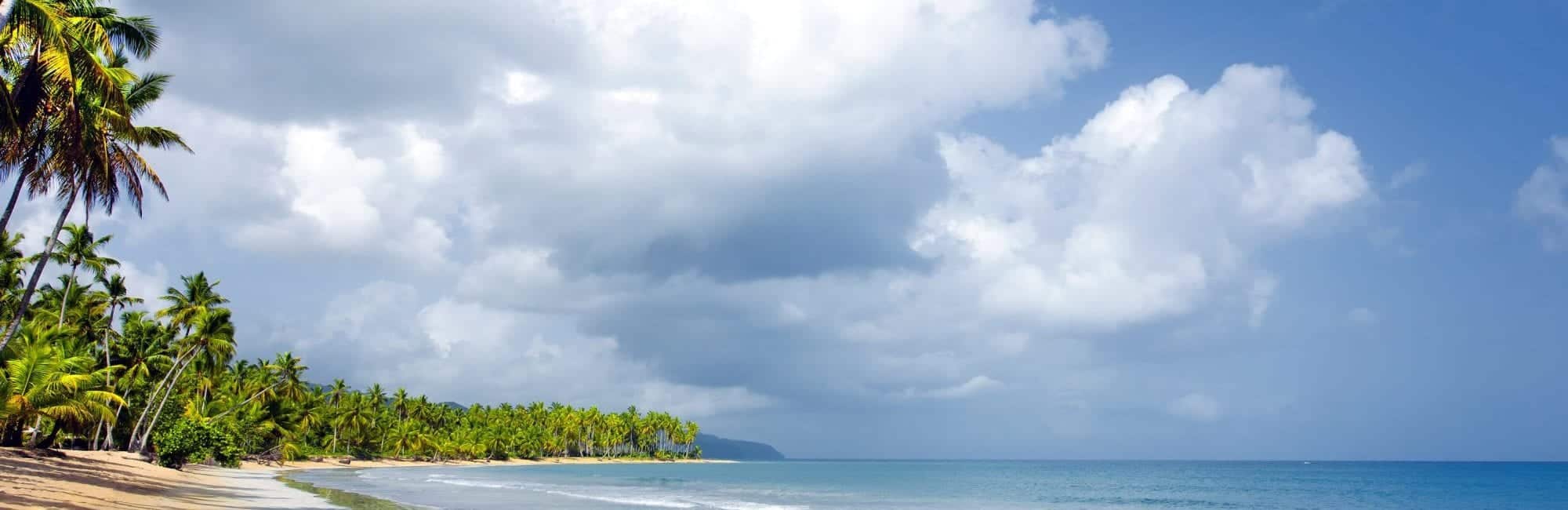karibischer Strand in der Dominikanischen Republik