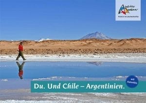 Vorderseite des Minikataloges "Du. und Chile - Argentinien" von lateinamerika.reisen