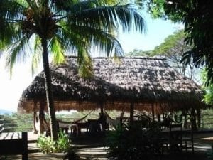 Sitzbereich von einer Lodge in Nicaragua