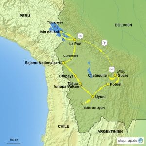 Stepmap eBike Bolivien