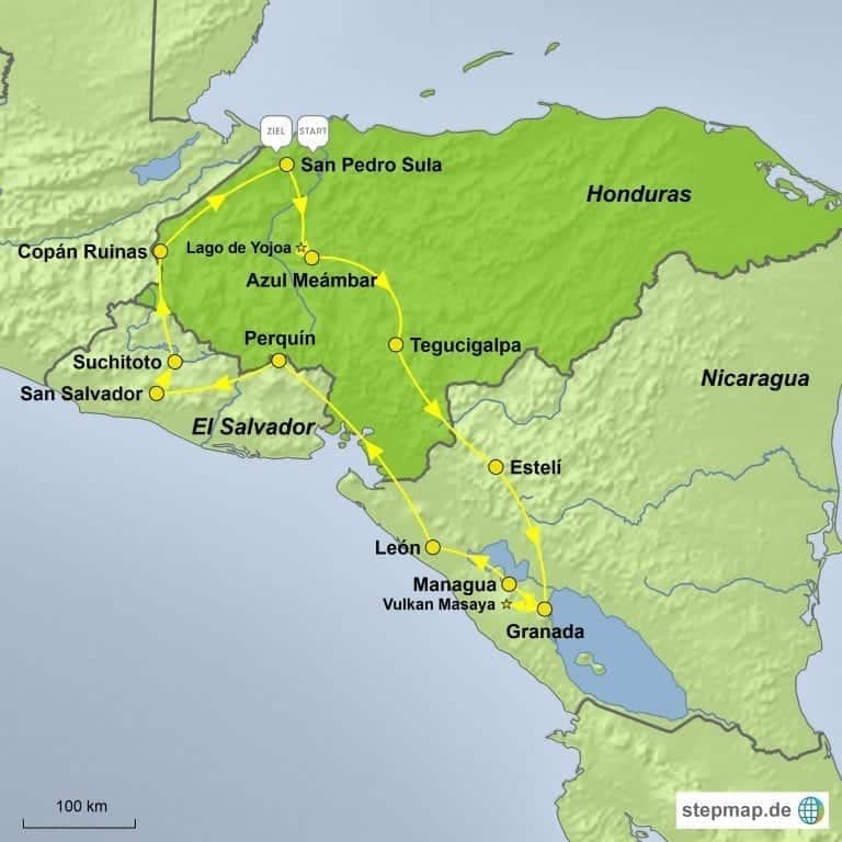 Zubuchertour von Mesoamerica
